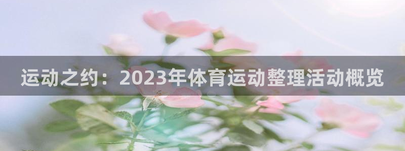 xc体育app官方网站：运动之约：2023年体育运动整理活动概览